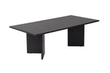 Rectangular Coffee Table Siban Black wood look - 119x60 cm 