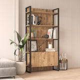 Bookcase Lyra Atlantic Pine Melamine 90x180x34 cm