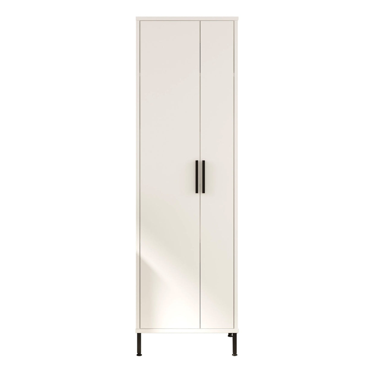 Wall cabinet Ithaca white melamine 50.4x165x35.7 cm