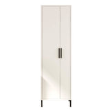 Wall cabinet Ithaca white melamine 50.4x165x35.7 cm