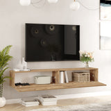 TV furniture Turin Atlantic Pine Melamine 180x29.6x31.6 cm