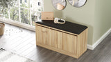 Shoe cabinet aquila oak melamine 89.6x45.8x35.5 cm