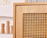 Wall cabinet Hazeran Multi oak beech wood 40x110x cm