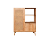 Wall cabinet Hazeran Multi oak beech wood 40x110x cm