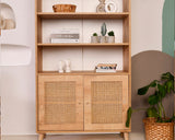 Bookcase Hazeran oak beech wood 40x90x cm