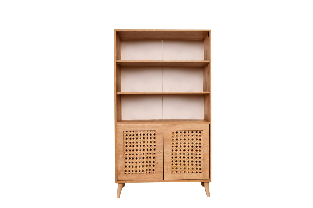 Bookcase Hazeran oak beech wood 40x90x cm