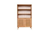 Bookcase Hazeran oak beech wood 40x90x cm