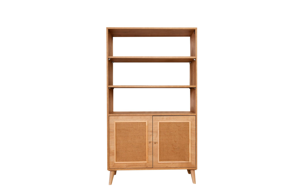 Bookcase jut oak beech wood 40x110x90 cm