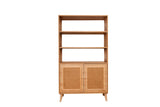 Bookcase jut oak beech wood 40x110x90 cm