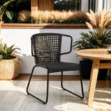 Garden chair Dora Rope Anthracite