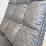 Swivel Chair Yuki Anthracite Eco-leather 360° Rotatable 