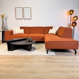 Round Coffee Table Black Tiered Melamine 85 cm Orin 
