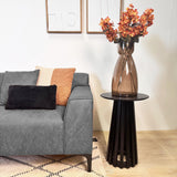 Davidson Corner Sofa Anthracite Left - Microfiber Fabric 