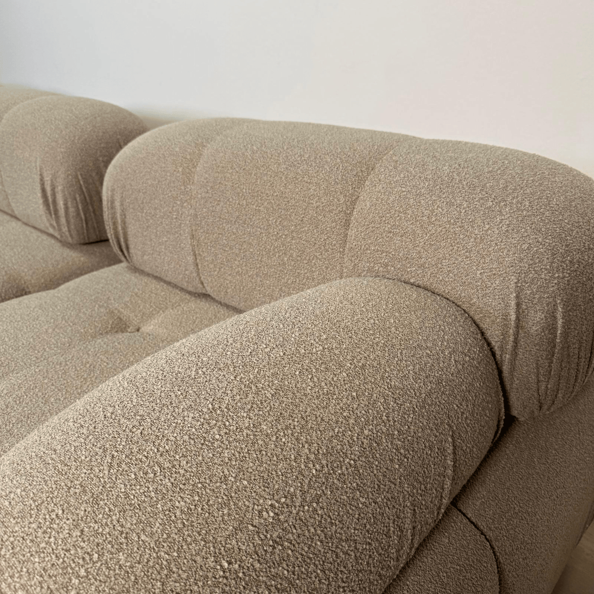 Modular Bank 3-seater with Hocker Doblo Beige