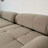 Modular Bank 3-seater with Hocker Doblo Beige