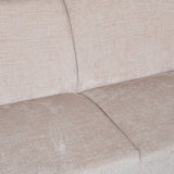 Corner sofa Manon with Chaise Longue Left Chenille Beige