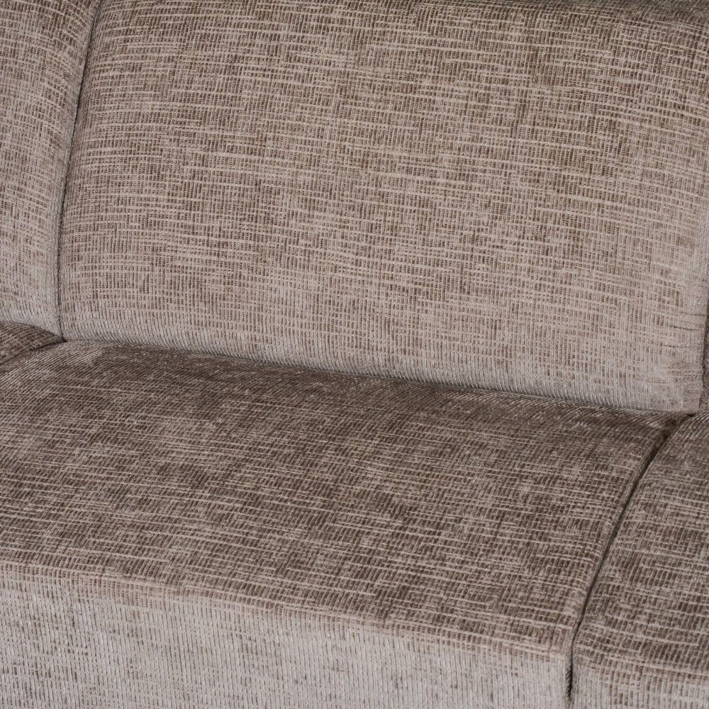 Corner sofa Manon with Chaise Longue Left Chenille Taupe