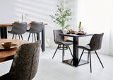 Bistro table Robin Square Melamine Black