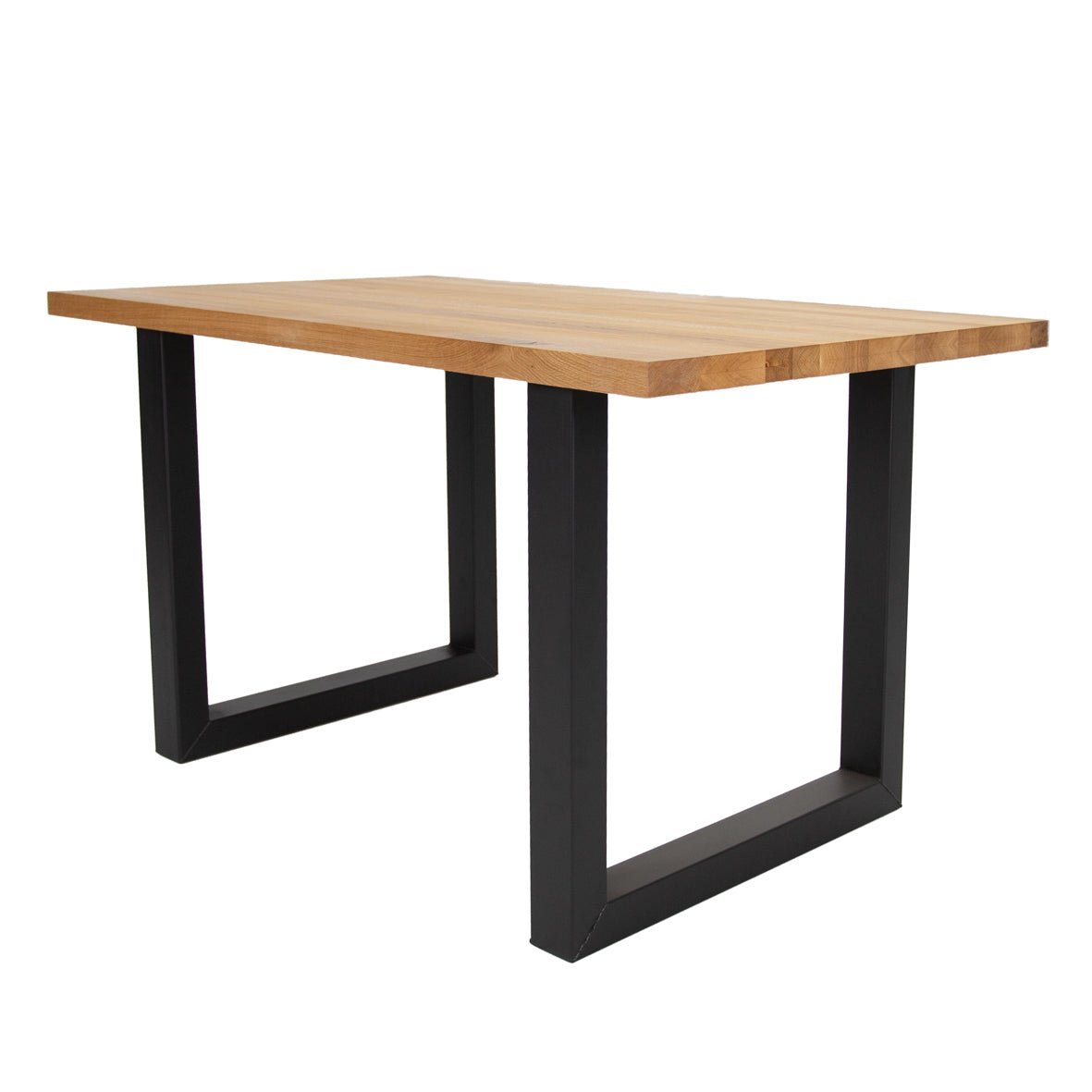 Dining table rover oak u-leg black