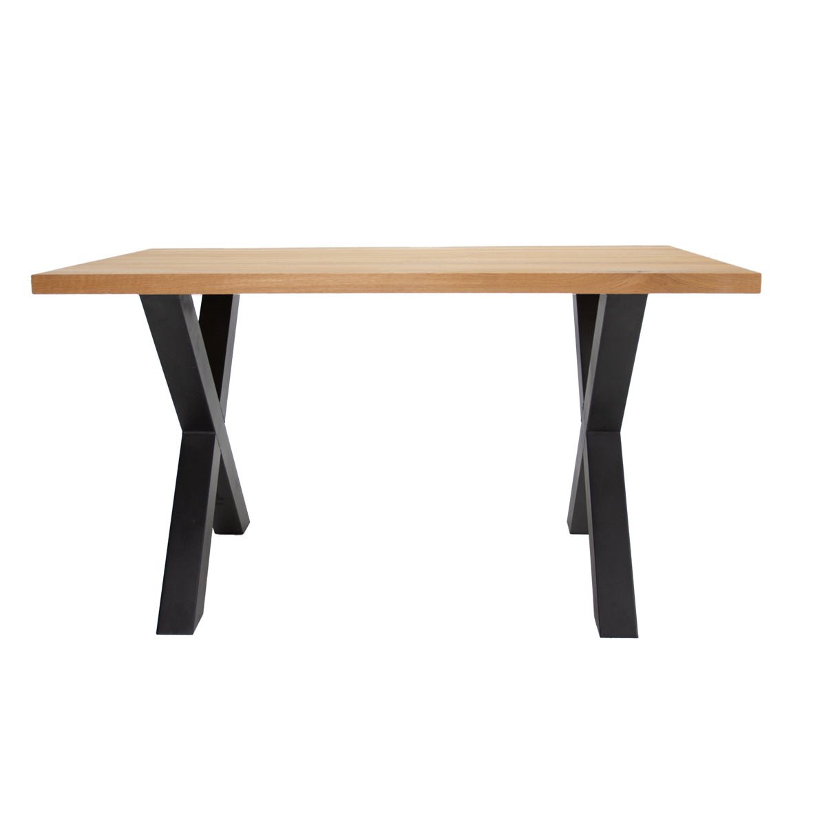 Dining table Rover Oakhout X-Poot Black