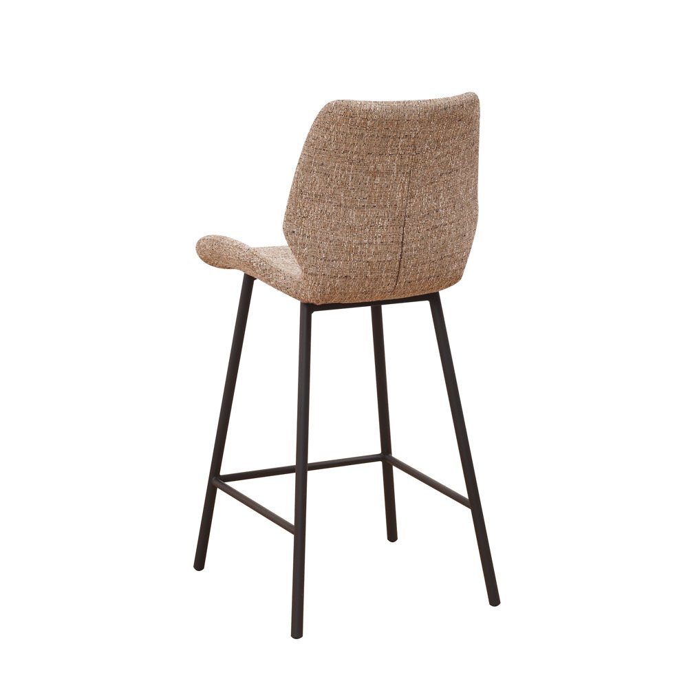 Beau Bar Stool Chenille Beige