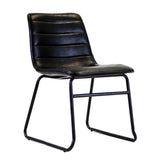 Mark Industrial Dining Chair Black