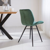 Beau Dining Chair Velvet Green