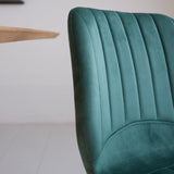 Beau Dining Chair Velvet Green