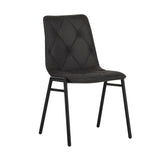 Noan Dining Chair Microfiber Anthracite