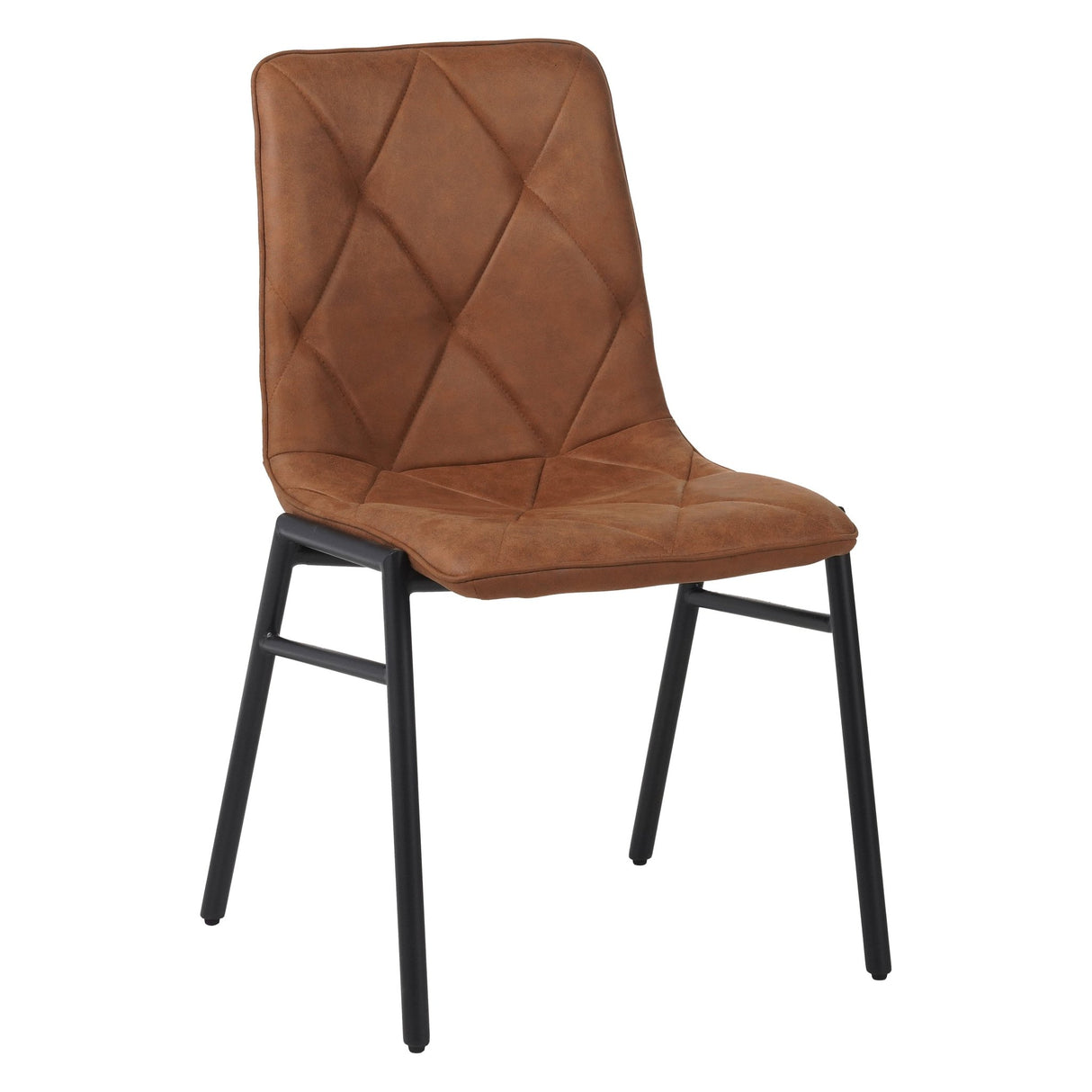 Noan Dining Chair Microfiber Cognac