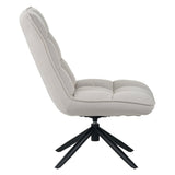 Yuki Swivel Armchair Bouclé Beige