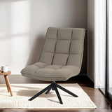 Yuki Swivel Armchair Bouclé Taupe