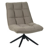 Yuki Swivel Armchair Bouclé Taupe