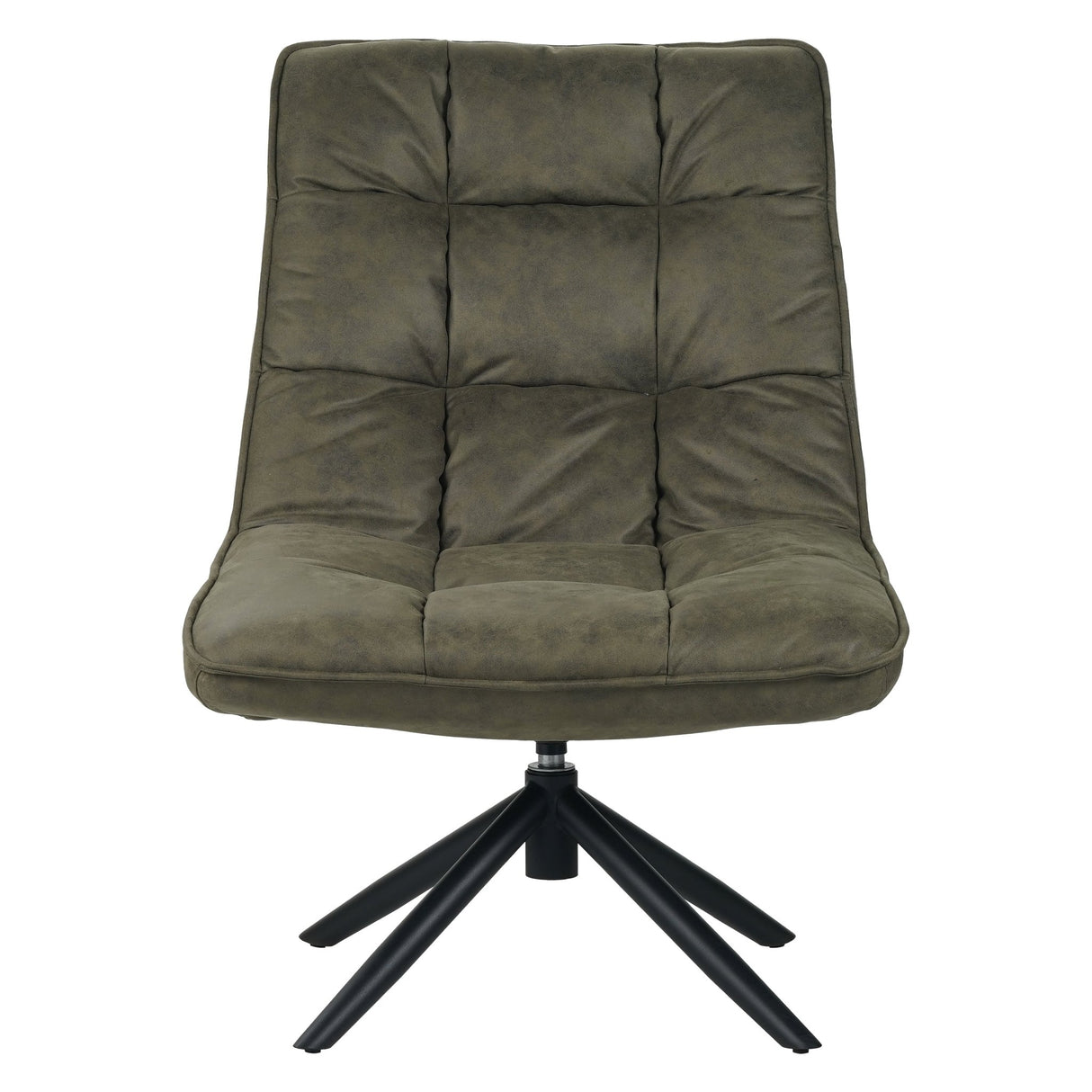 Yuki Swivel Armchair Eco-Leather Green