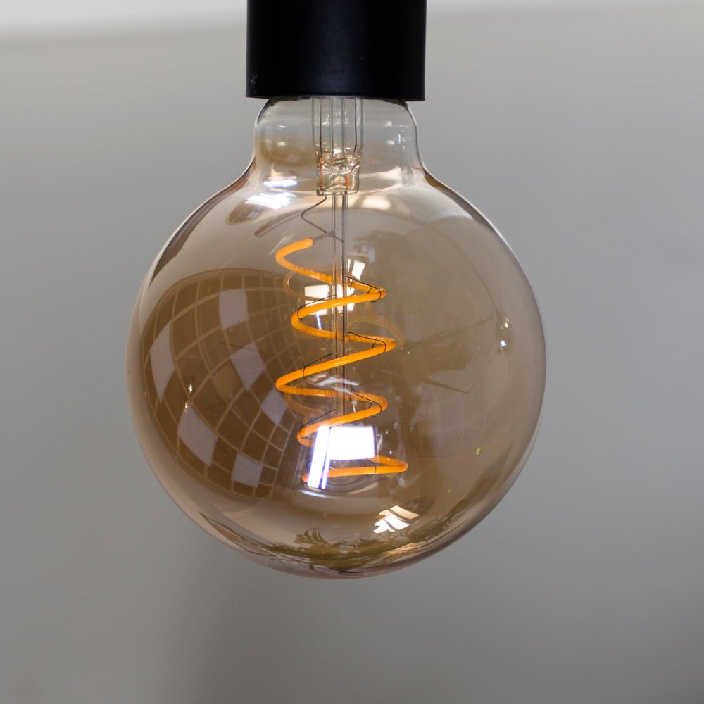 Light source LED filament Bol Ø9.5 amber -colored