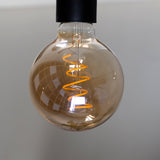 Light source LED filament Bol Ø9.5 amber -colored