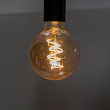 Light source LED filament Bol Ø9.5 amber -colored