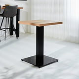 Bistro table Robin Square Melamine Rustic Oak