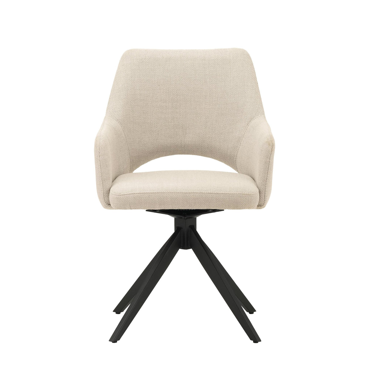 Sid Swivel Dining Chair with Armrests Anthracite