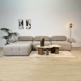 Modular Bank 3-seater with Hocker Doblo Beige