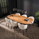 Eettafel Laurie DH Interior Acacia LxBxH 221x111x19 Acaciahout Sfeerfoto in situatie