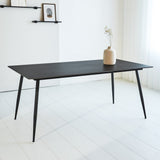 Eettafel Jules Black Dimehouse Zwart LxBxH 78x27x10 Sintered stone Sfeerfoto zijaanzicht