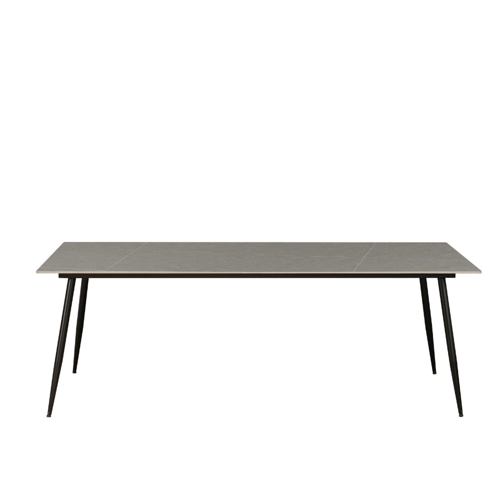 Eettafel Jules Grey Dimehouse Grijs LxBxH 237x112x13 Sintered stone Sfeerfoto schuin vooraanzicht