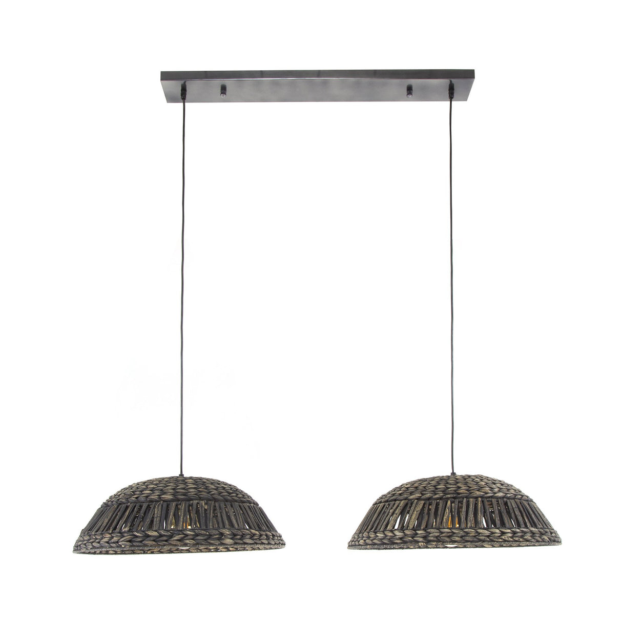 Hanglamp Demi DH Interior Zwart Nikkel Witfoto vooraanzicht