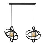 Hanglamp Galaxy DH Interior Zwart LxBxH 133x68x16 Metaal Witfoto vooraanzicht