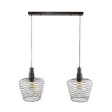 Hanglamp Luki DH Interior Koper LxBxH 95x49x45 Metaal Witfoto vooraanzicht