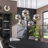 Hanglamp Juliette DH Interior Zilver LxBxH 116x48x33 Zilver Sfeerfoto schuin vooraanzicht