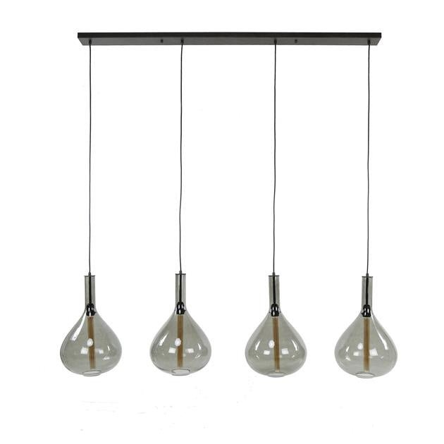 Hanglamp Karen DH Interior Zwart LxBxH 102x58x39 Metaal Witfoto vooraanzicht