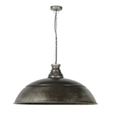 Hanglamp Leonard DH Interior Zilver LxBxH 84x84x30 Zilver Witfoto vooraanzicht