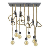 Hanglamp Moritz DH Interior Grijs LxBxH 94x30x17 Grijs Witfoto vooraanzicht